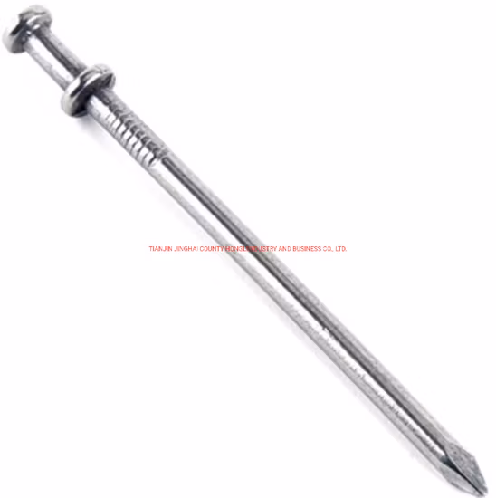 63 mm, polierter Doppelkopfnagel für den brasilianischen Markt, 17 x 27